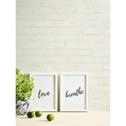 A.S. Creation Elements | 907851 | Papier Peint Intissé Pierre Brique | 0.53 M X 10.05 M | Blanc -Décoration Intérieur 907851 3