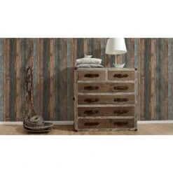 A.S. Creation Elements | 908612 | Papier Peint Bois Intissé | 0.53 M X 10.05 M | Marron -Décoration Intérieur 908612 4