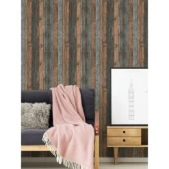 A.S. Creation Elements | 908612 | Papier Peint Bois Intissé | 0.53 M X 10.05 M | Marron -Décoration Intérieur 908612 8