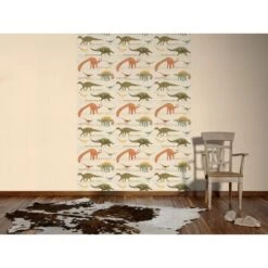 A.S. Creation Boys & Girls 6 | 908742 | Papier Peint à Rayures Papier | 0.53 M X 10.05 M | Orange -Décoration Intérieur 908742 3