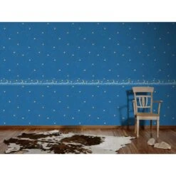 A.S. Creation Il Decoro | 911711 | Papier Peint 3D En Papier | 0.53 M X 10.05 M | Bleu