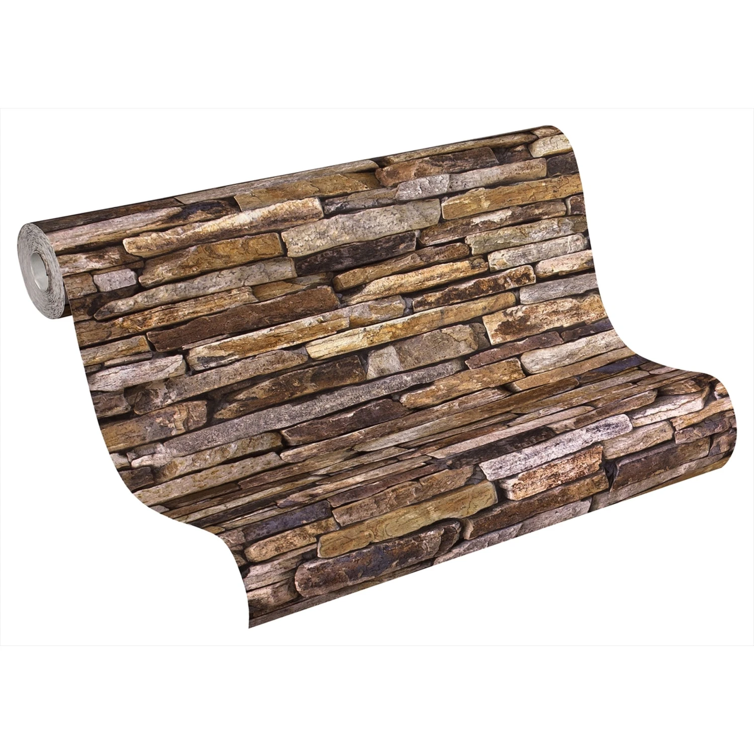 A.S. Creation Elements | 914217 | Papier Peint Intissé Pierre Brique | 0.53 M X 10.05 M | Marron 2 A.S. Creation Elements | 914217 | Papier Peint Intissé Pierre Brique | 0.53 M X 10.05 M | Marron – Image 2