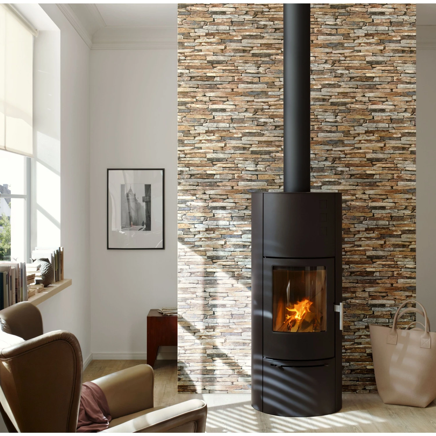 A.S. Creation Elements | 914217 | Papier Peint Intissé Pierre Brique | 0.53 M X 10.05 M | Marron 4 A.S. Creation Elements | 914217 | Papier Peint Intissé Pierre Brique | 0.53 M X 10.05 M | Marron – Image 4