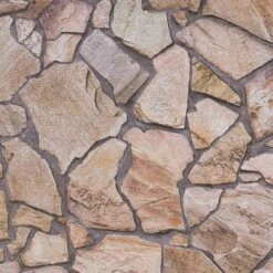 A.S. Creation Elements | 927316 | Papier Peint Intissé Pierre Brique | 0.53 M X 10.05 M | Marron