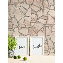 A.S. Creation Elements | 927323 | Papier Peint Intissé Pierre Brique | 0.53 M X 10.05 M | Beige -Décoration Intérieur 927323 4