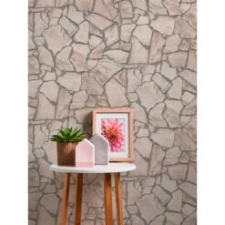 A.S. Creation Elements | 927323 | Papier Peint Intissé Pierre Brique | 0.53 M X 10.05 M | Beige -Décoration Intérieur 927323 5