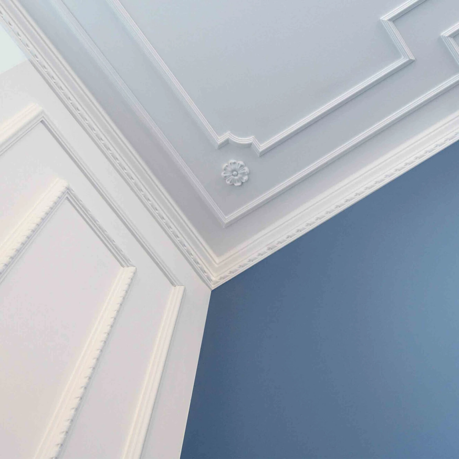 Rosace Sublime NMC ARSTYL R17 Ø 80 Mm Polyuréthane Résistant à L'impact Blanc 2 Rosace Sublime NMC ARSTYL R17 Ø 80 Mm Polyuréthane Résistant à L'impact Blanc – Image 2