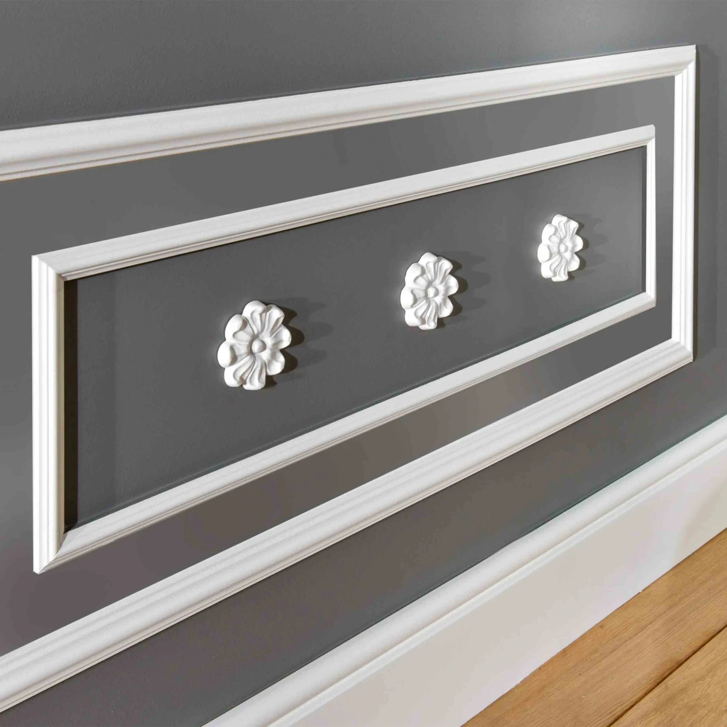 Rosace Sublime NMC ARSTYL R17 Ø 80 Mm Polyuréthane Résistant à L'impact Blanc 3 Rosace Sublime NMC ARSTYL R17 Ø 80 Mm Polyuréthane Résistant à L'impact Blanc – Image 3