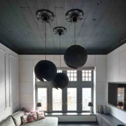 Rosace Tendance NMC ARSTYL R6 Ø 420 Mm Polyuréthane Résistant à L'impact Blanc -Décoration Intérieur ARSTYL R6 4