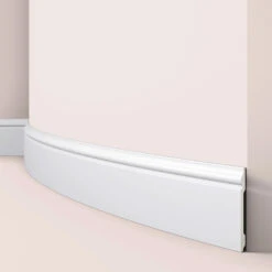 Plinthe Nouvelle NMC WALLSTYL FL2 Flex 15 X 120 Mm Polyuréthane Résistant, Imperméable, Flexible Blanc -Décoration Intérieur FL2 Flex 1