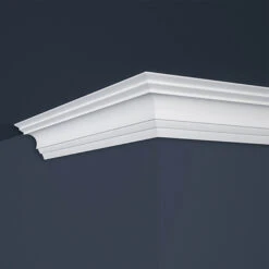 Moulure De Plafond Sobre Marbet E-14 | 50 X 50 Mm | Polystyrène Résistant à L'impact, à L'humidité -Décoration Intérieur MARBET E14 1