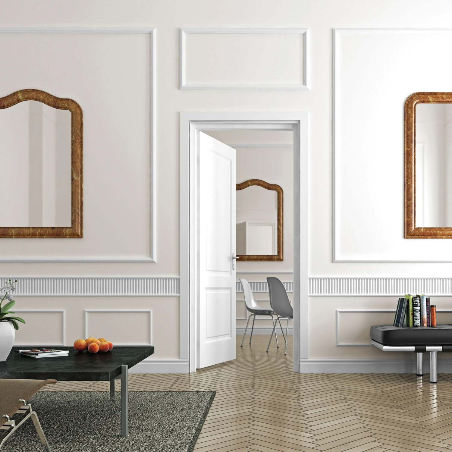 Cimaise Murale Moderne Marbet HW-1 | 11 X 22 Mm | Polystyrène Résistant à L'impact, à L'humidité 5 Cimaise Murale Moderne Marbet HW-1 | 11 X 22 Mm | Polystyrène Résistant à L'impact, à L'humidité – Image 5