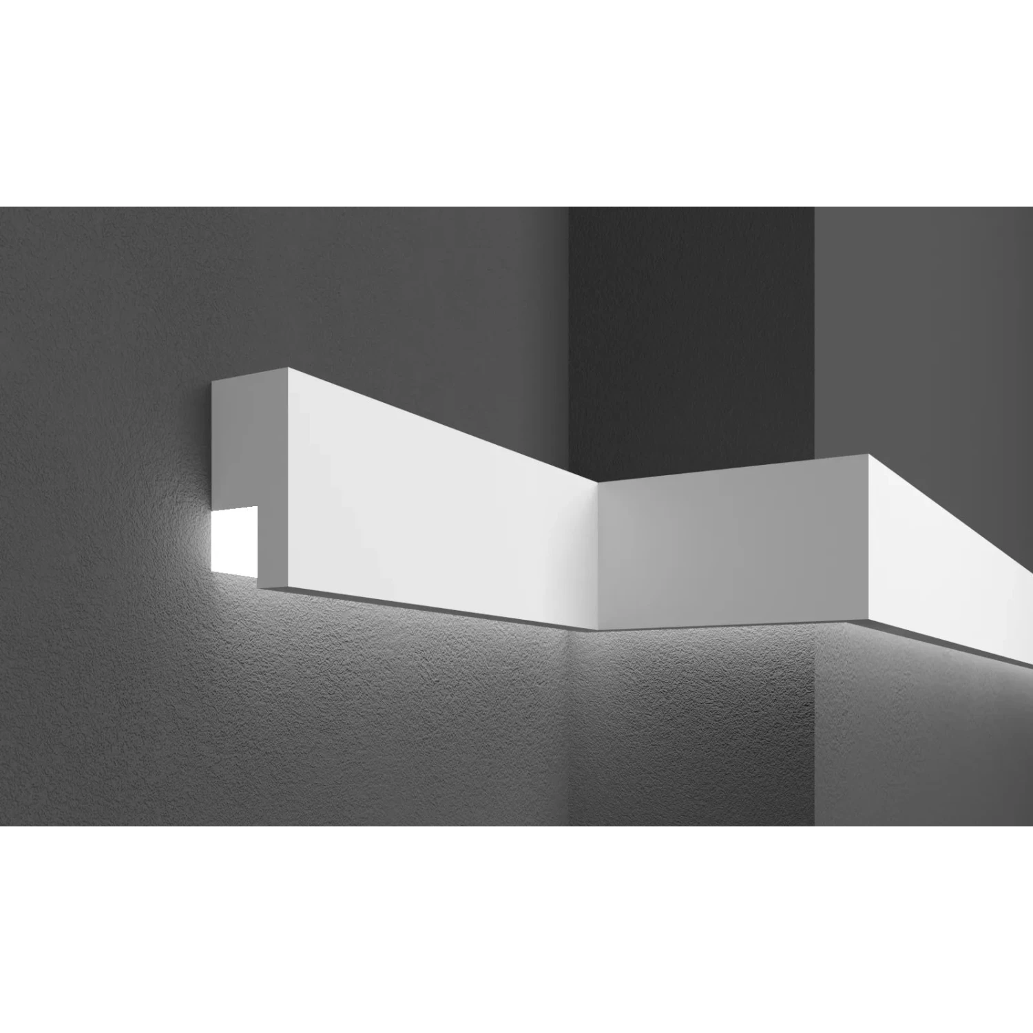 Elite Decor | Moulure De Façade LED "MC301" | 30 X 65 X 2000 Mm | Non Revêtu 2 Elite Decor | Moulure De Façade LED "MC301" | 30 X 65 X 2000 Mm | Non Revêtu – Image 2