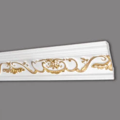 Moulure De Plafond Sublime Marbet B-6 GOLD | 53 X 53 Mm | Polystyrène