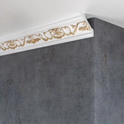 Moulure De Plafond Sublime Marbet B-6 GOLD | 53 X 53 Mm | Polystyrène -Décoration Intérieur Marbet B6 Gold 2