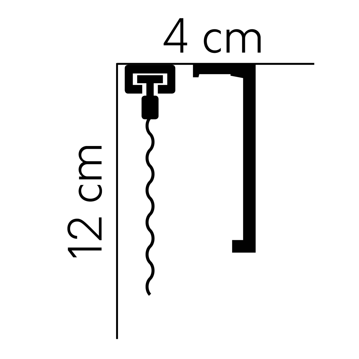 PROVISTON | Vorhangleiste "RM035T" | 40 X 120 X 2000 Mm | Weiß | Stuckleiste | Lichtleiste | Modern 1 PROVISTON | Vorhangleiste "RM035T" | 40 X 120 X 2000 Mm | Weiß | Stuckleiste | Lichtleiste | Modern