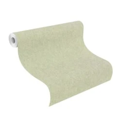 Rasch Lineares | 617368 | Papier Peint Intissé Uni | 53cm X 1005cm | Vert