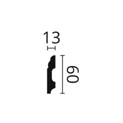 Plinthe Chic NMC WALLSTYL FB1 13 X 60 Mm Polystyrène Haute Densité, Résistant, Imperméable Blanc 6 Plinthe Chic NMC WALLSTYL FB1 13 X 60 Mm Polystyrène Haute Densité, Résistant, Imperméable Blanc -Décoration Intérieur WALLSTYL FB1 2