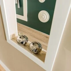 Cimaise Murale Sobre NMC WALLSTYL WD4 12 X 58 Mm Polystyrène Résistant à L'impact Blanc -Décoration Intérieur WALLSTYL WD4 3