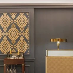 Cimaise Murale Nouvelle NMC WALLSTYL WL4 40 X 100 Mm Polystyrène Résistant à L'impact Blanc -Décoration Intérieur WALLSTYL WL4 5