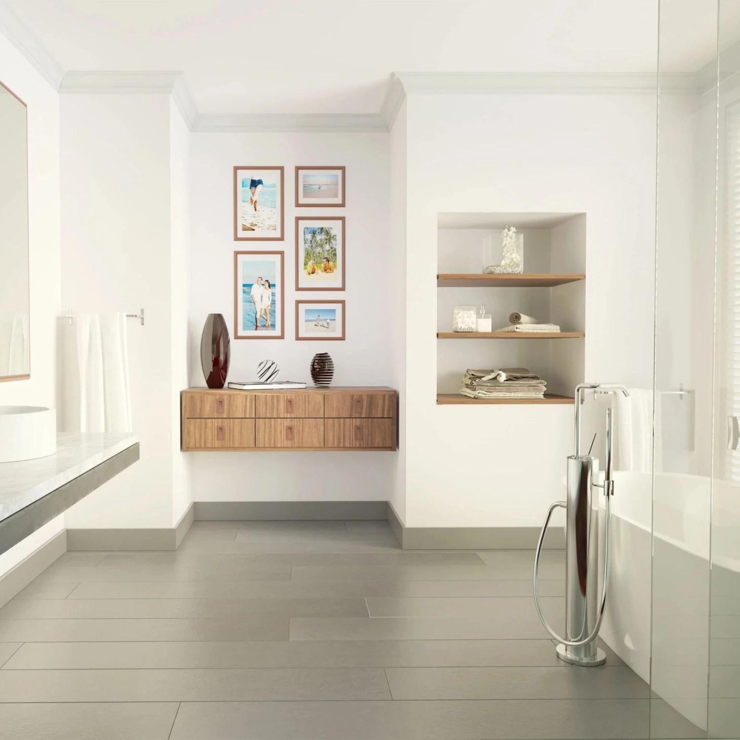 Cimaise Murale Chic NMC WALLSTYL WL7 12.5 X 25 Mm Polystyrène Résistant à L'impact Blanc 5 Cimaise Murale Chic NMC WALLSTYL WL7 12.5 X 25 Mm Polystyrène Résistant à L'impact Blanc – Image 5