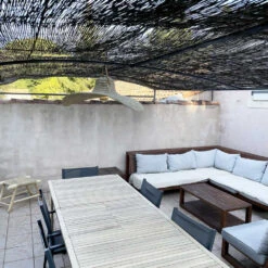 Abat-jour Chapeau Ondulé En Paille De Palmier Du Maroc Fait Main -Décoration Intérieur abat jour chapeau ondule fait main 4