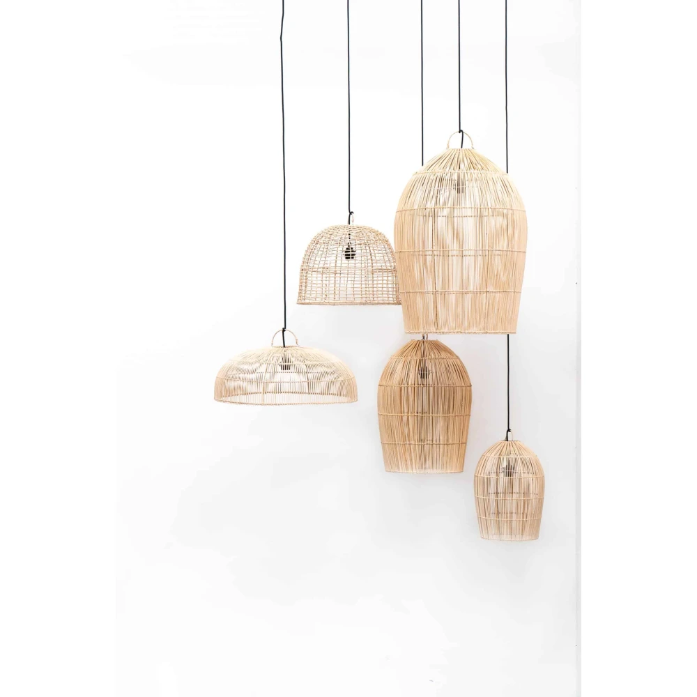 Abat-jour En Rotin Naturel Forme Coupole Modèle Lisa 2 Abat-jour En Rotin Naturel Forme Coupole Modèle Lisa – Image 2