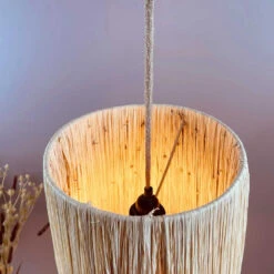 Abat-jour Pour Luminaire En Raphia Fait Main - Hauteur 30 Cm 8 Abat-jour Pour Luminaire En Raphia Fait Main - Hauteur 30 Cm -Décoration Intérieur abat jour luminaire raphia fait main conique 2
