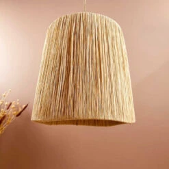 Abat-jour Pour Luminaire En Raphia Fait Main - Hauteur 30 Cm 9 Abat-jour Pour Luminaire En Raphia Fait Main - Hauteur 30 Cm -Décoration Intérieur abat jour luminaire raphia fait main conique 3