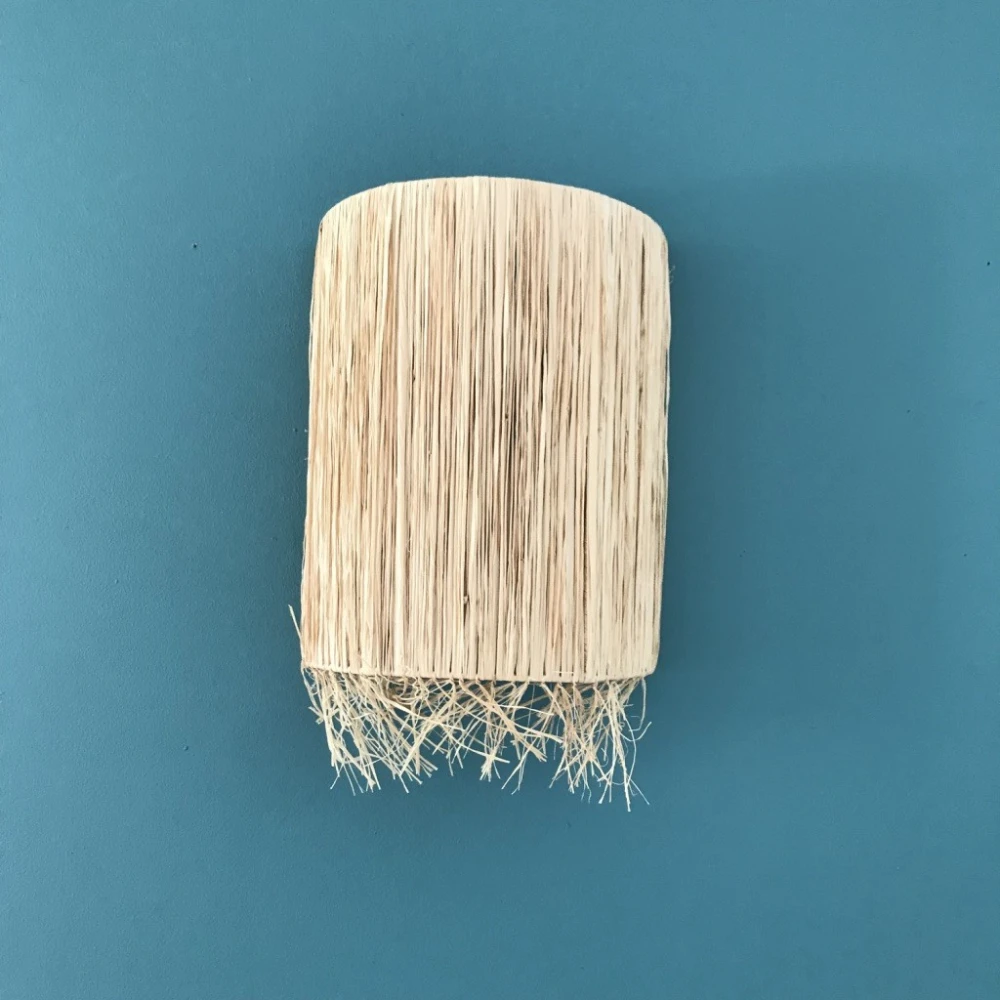 Applique Luminaire En Raphia Naturel Du Maroc 2 Tailles Dispo 6 Applique Luminaire En Raphia Naturel Du Maroc 2 Tailles Dispo – Image 6