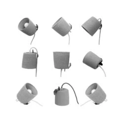 Applique Magnétique En Fil Tissé Coloris Gris Acier - La Case De Cousin Paul -Décoration Intérieur applique magnet coloris gris acier la case de cousin paul 3