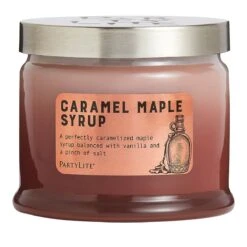 Pot à Bougie 3 Mèches Caramel Maple Syrup