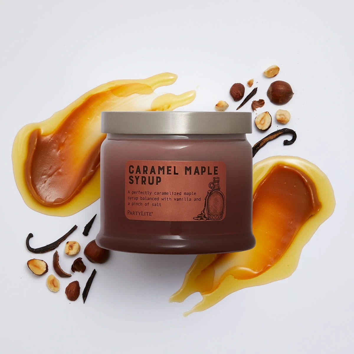 Pot à Bougie 3 Mèches Caramel Maple Syrup 2 Pot à Bougie 3 Mèches Caramel Maple Syrup – Image 2