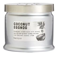 Nouvelles Arrivées 9 Pot à Bougie 3 Mèches Coconut Eggnog