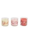 Trio De Mini-pots à Bougie Holiday Delights