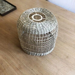 Abat Jour Pour Lampe Bohème Et Naturel Solène En Fibres Végétales Tressées -Décoration Intérieur luminaire naturel solene en fibres vegetales 2 tailles 5