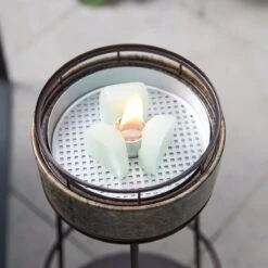 Galets D'extérieur Fragrance Flame™ Peach Honey Citronella, Les 4 -Décoration Intérieur pfx lifestyle 2