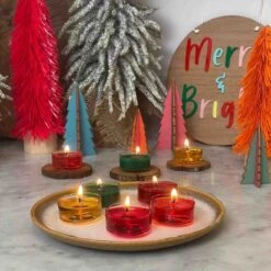 Échantillonneur De 12 Bougies à Réchaud Yuletide Kisses -Décoration Intérieur pi7 image 3 fh23 social p84148 i