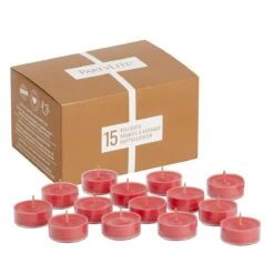 Coffret De 15 Bougies à Réchaud Raspberry Rhubarb