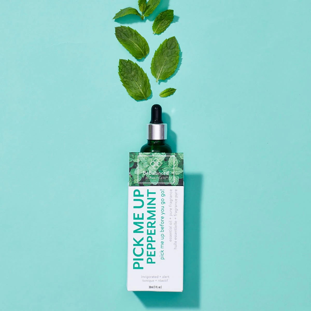 Huile Essentielle + Fragrance Pure BeBalanced By PartyLite™ Pick Me Up Peppermint 3 Huile Essentielle + Fragrance Pure BeBalanced By PartyLite™ Pick Me Up Peppermint – Image 3