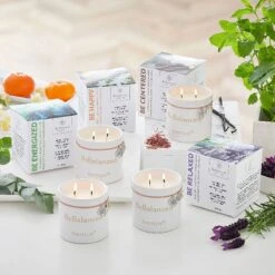 Pot à Bougie BeBalanced By PartyLite™ Be Centered Cedarwood + Vanilla -Décoration Intérieur sp20 c021079 c021080 c021081 c021082 c021083 a 2