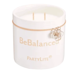 Pot à Bougie BeBalanced By PartyLite™ Be Happy Mandarin + Jasmine