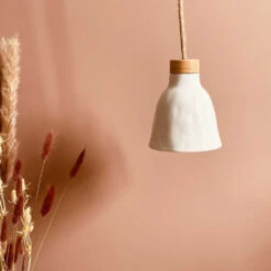Suspension Lampe Baladeuse Rosinette Simple émail Brillant
