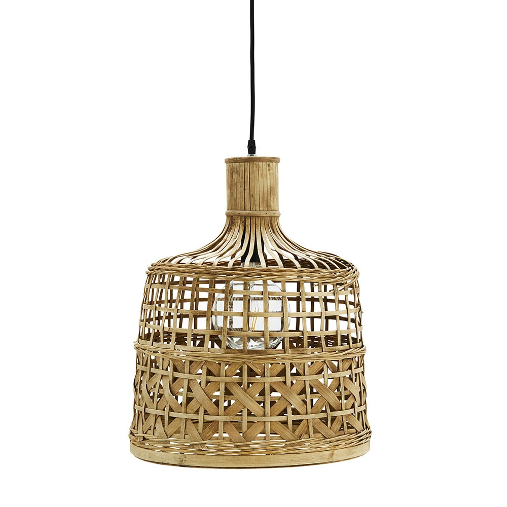 Suspension Bambou Tressé L Tout équipée - Madam Stoltz 2 Suspension Bambou Tressé L Tout équipée - Madam Stoltz – Image 2