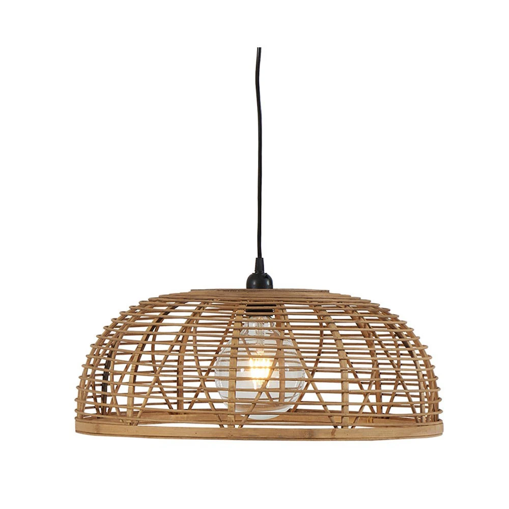 Suspension Coupole En Bambou Grisé Jenas D50cm Tout équipée 2 Suspension Coupole En Bambou Grisé Jenas D50cm Tout équipée – Image 2