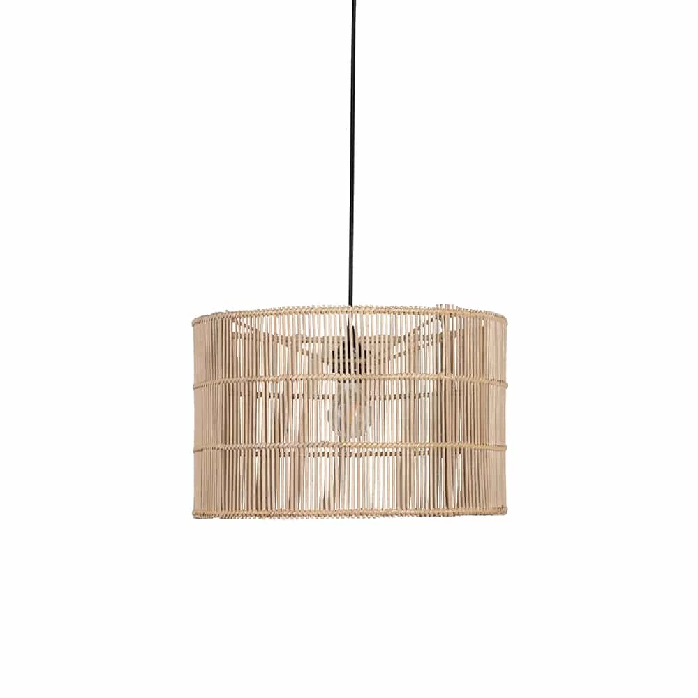 Abat Jour Pour Lustre En Bois De Rotin Naturel Tina - 4 Tailles 2 Abat Jour Pour Lustre En Bois De Rotin Naturel Tina - 4 Tailles – Image 2