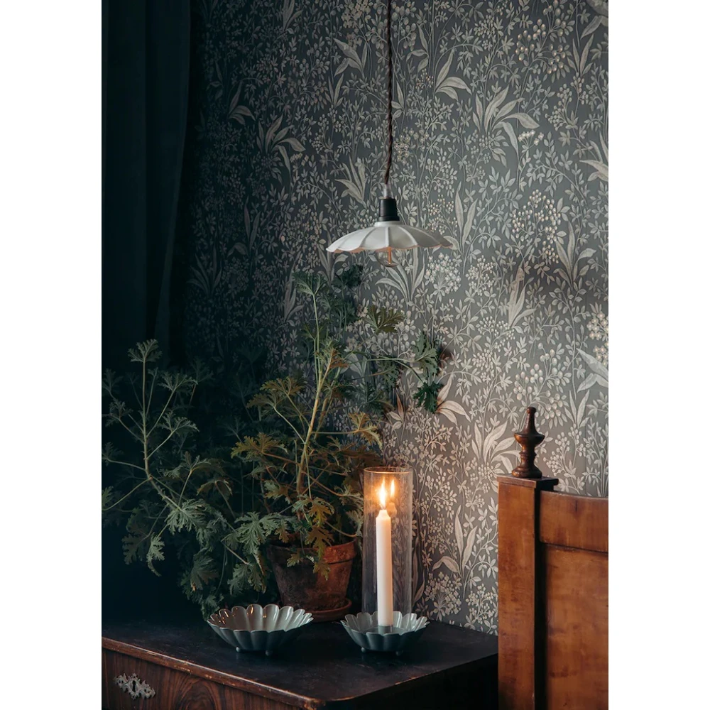 Suspension En Métal Festonné Blanc 2 Suspension En Métal Festonné Blanc – Image 2