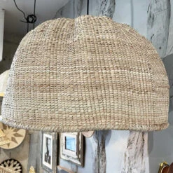 Abat Jour Pour Lustre En Sisal Tressé D45-50cm - Modèle Fait à La Main