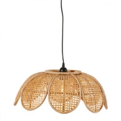 Suspension Fleur En Bambou Tamika D45cm Tout équipée