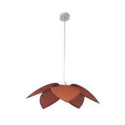 Suspension Fleur Rouille D58cm Avec Monture